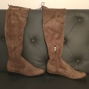 Taupe OTK boots (NWOT)